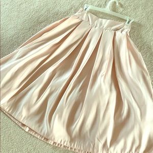 Pink ball skirt with tulle lining
